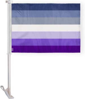 Butch Lesbian Pride Car Window Flag 10.5x15 inch