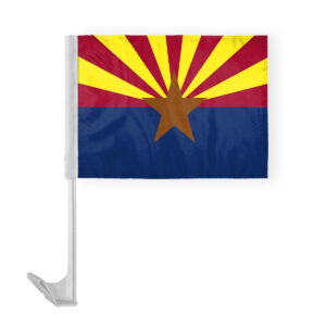 Arizona State Car Window Flag 12x16 Inch
