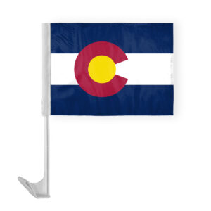 Colorado State Car Window Flag 12x16 Inch