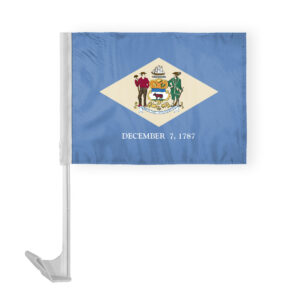 Delaware State Car Window Flag 12x16 Inch