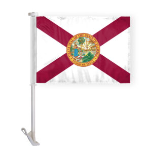 Florida State Car Window Flag 10.5x15 inch