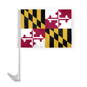 Maryland State Car Window Flag 12x16 Inch