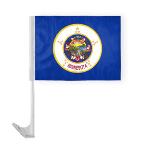 Minnesota State Car Window Flag 12x16 Inch
