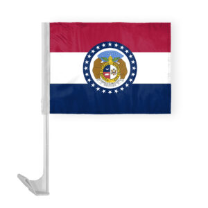 Missouri State Car Window Flag 12x16 Inch