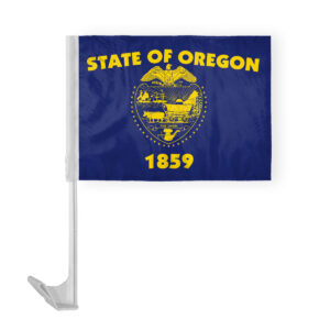 Oregon State Car Window Flag 12x16 Inch