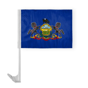 Pennsylvania State Car Window Flag 12x16 Inch