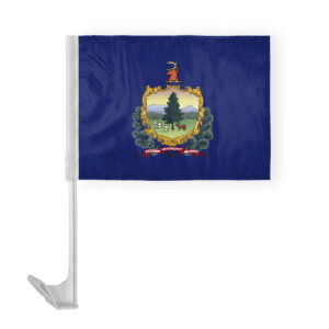 Vermont State Car Window Flag 12x16 Inch