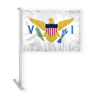Virgin Islands State Car Window Flag 10.5x15 inch