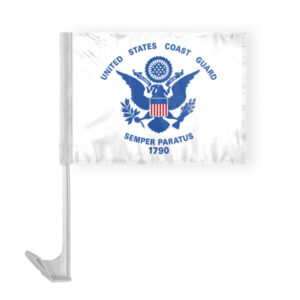 12x16 inch US Coast Guard Military Car Flag