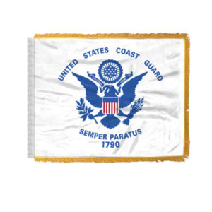 12x18 inch US Coast Guard Military Car Ceremonial Antenna Flag