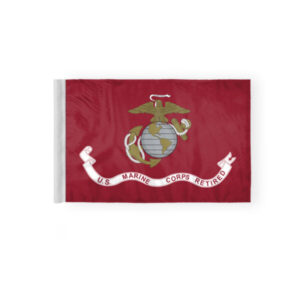 Marine Corps Retd Car Antenna Flag - 12x18 inch