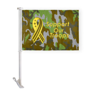 12x16 inch US Support Our Troops Car Flag