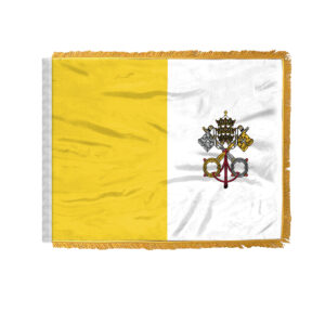 4"x6" Inch Papal Car Antenna Flag