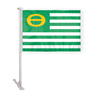 Ecology Car Flags 10.5x15 inch Double Sided Print on Polyester Fabric
