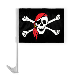 12x16 inch Pirate Car Flags One Eyed Pirate Jack