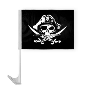 12x16 inch Pirate Car Flags Pirate's Hat