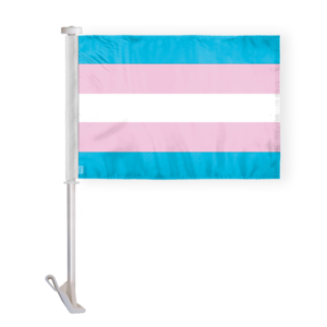 Transgender Car Window Flag 10.5×15 inch
