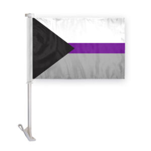 Demisexual Pride Car Window Flag 10.5x15 inch